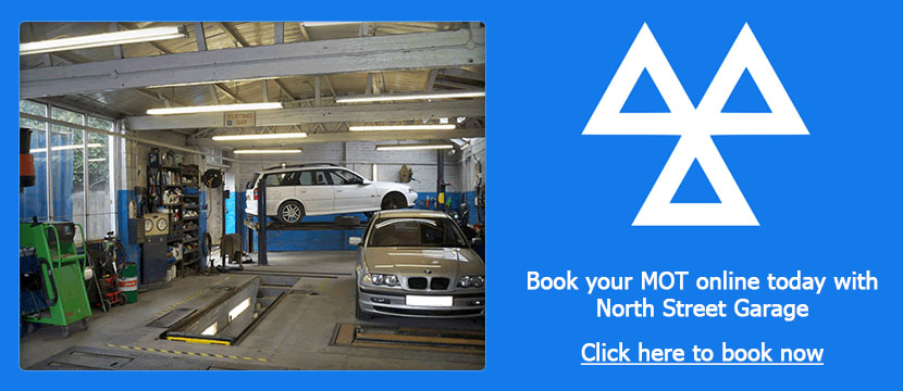 Book your MOT at North Street Garage today